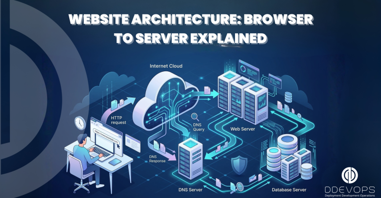 Website Architecture Browser to Server Explained